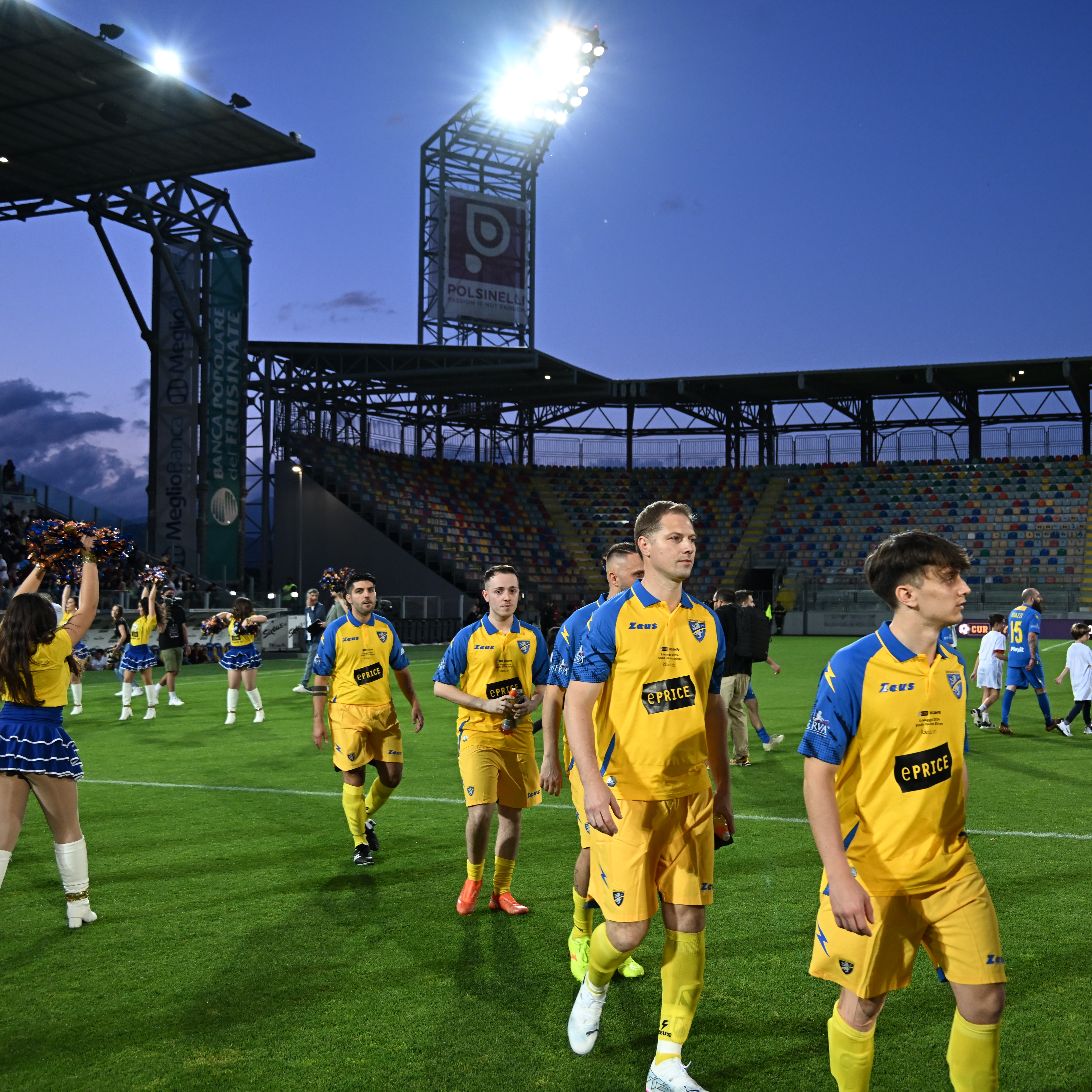 Giocatori in campo durante l'evento CUR In Campo '24