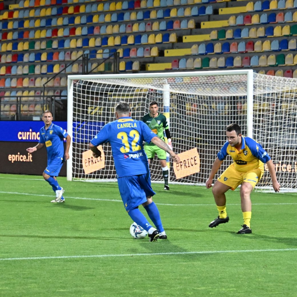 Giocatori in campo durante l'evento CUR In Campo '24